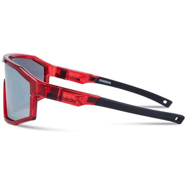 Madison Eyewear Enigma Sunglasses - 3 pack - crystal red / black mirror / amber and clear lens