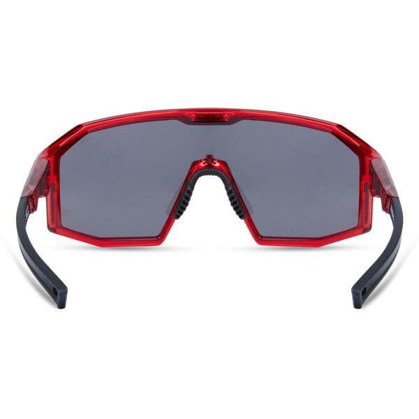 Madison Eyewear Enigma Sunglasses - 3 pack - crystal red / black mirror / amber and clear lens