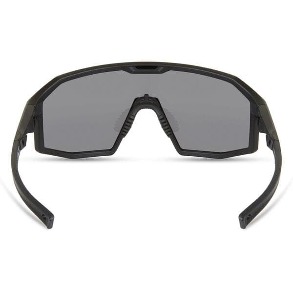 Madison Eyewear Enigma Matt Black Sunglasses - 3 Lens pack - Black Mirror / Amber / Clear