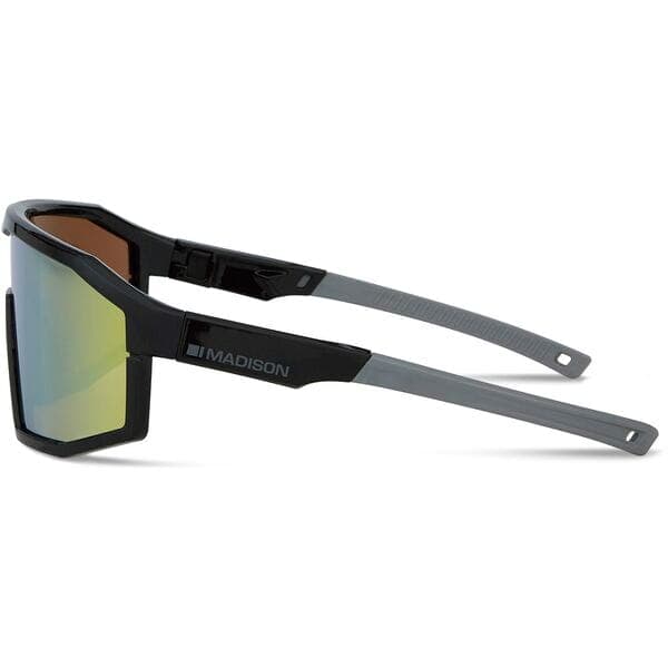 Madison Enigma Glasses - gloss black / bronze mirror