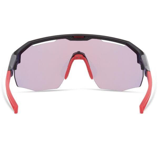 Madison Cipher Glasses - gloss black / pink rose mirror