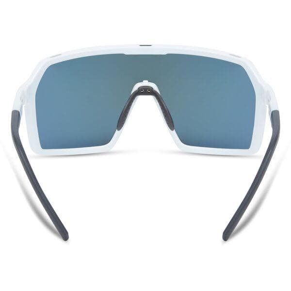 Madison Eyewear Crypto Sunglasses - 3 pack - gloss white / blue mirror / amber and clear lens