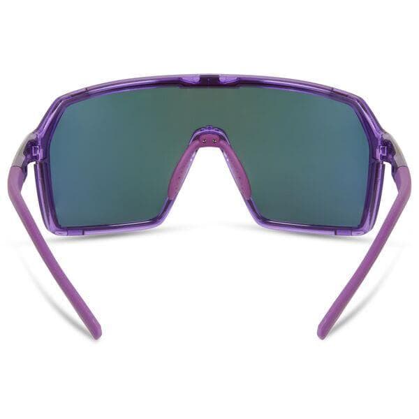 Madison Eyewear Crypto Crystal Gloss Purple Sunglasses - 3 Lens Pack Purple Mirror/Amber / Clear