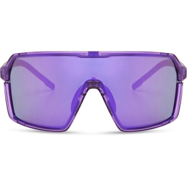 Madison Eyewear Crypto Crystal Gloss Purple Sunglasses - 3 Lens Pack Purple Mirror/Amber / Clear