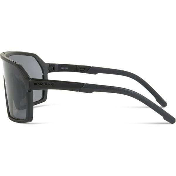 Madison Eyewear Crypto Matt Black Sunglasses - Black Mirror Lens