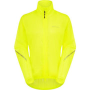Madison Flux 2L Ultra-Packable Waterproof Jacket; women's; hi-viz yellow - size 10