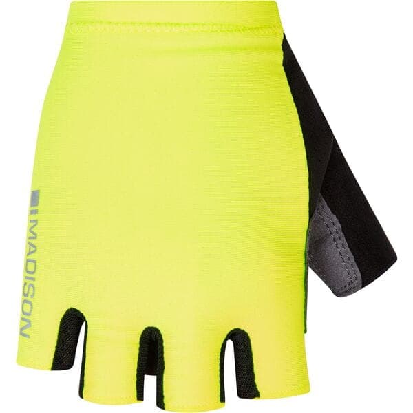 Madison Freewheel Mitts; hi-viz yellow - x-large