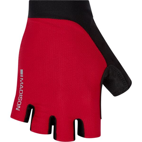 Madison Flux Performance Mitts; lava red - large