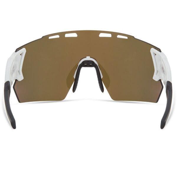 Madison Eyewear Stealth II Sunglasses - 3 pack - gloss white / blue mirror / amber and clear lens