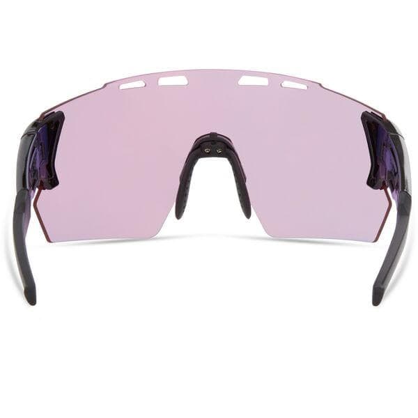 Madison Eyewear Stealth II Glasses - 3 pack - gloss black / pink rose mirror / amb / clr lens