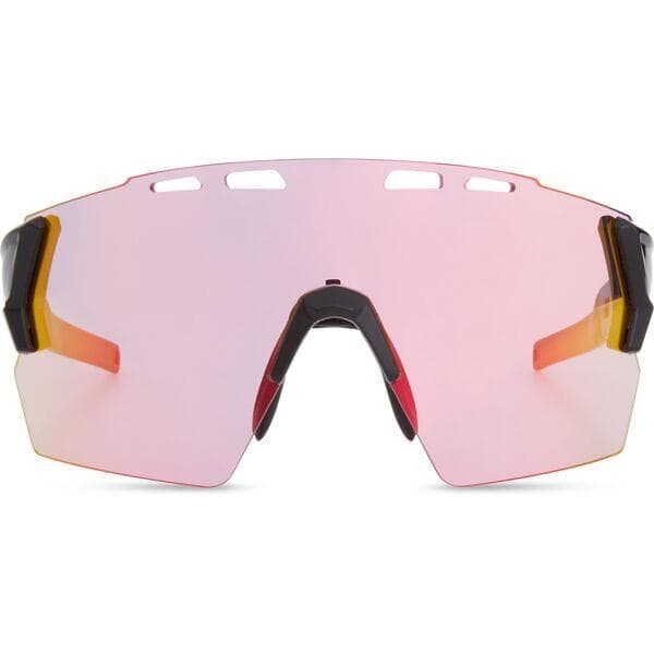 Madison Eyewear Stealth II Glasses - 3 pack - gloss black / pink rose mirror / amb / clr lens
