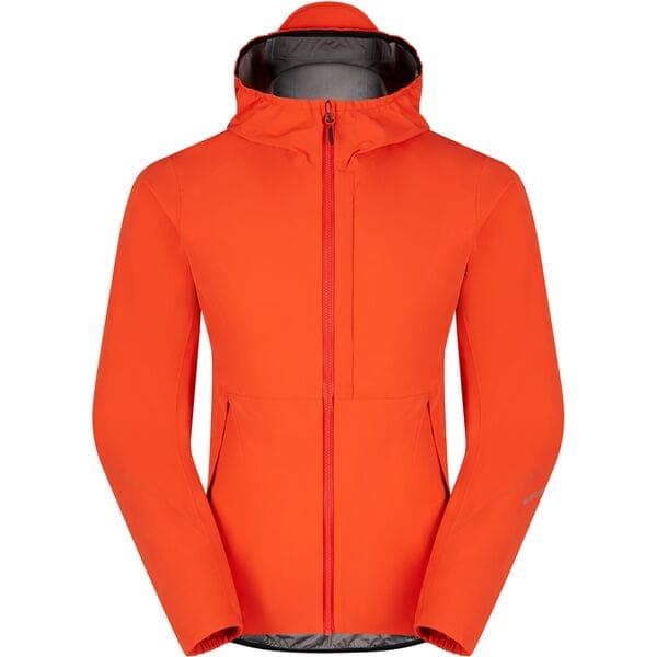 Madison Flux 3-Layer Men's Waterproof Trail Jacket; magma red - medium