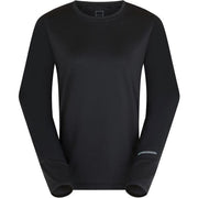 Madison Flux Women's Long Sleeve Trail Jersey; black - size 12