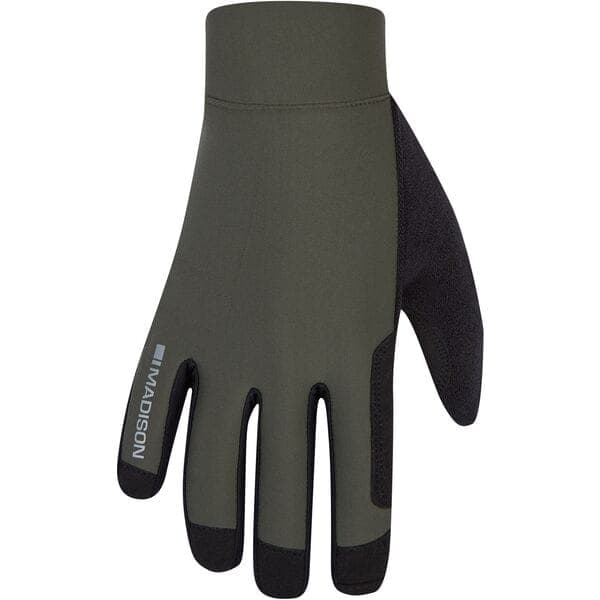 Madison DTE 4 Season DWR Gloves; midnight green - large