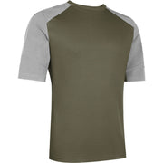 Madison Flux Trail Men's Short Sleeve Jersey; midnight green / castle grey - small