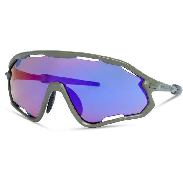Madison Eyewear Code Breaker II Sunglasses - midnight green / purple mirror
