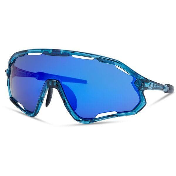 Madison Eyewear Code Breaker II Sunglasses - 3 pack - crys gloss blue / blue mirr / amb / clear