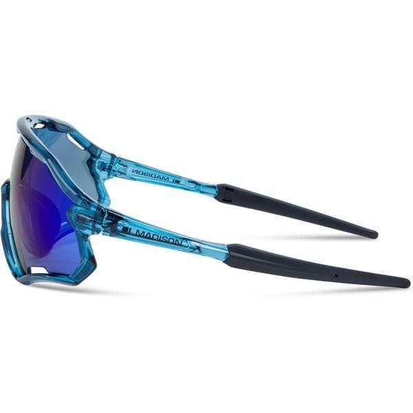 Madison Eyewear Code Breaker II Sunglasses - 3 pack - crys gloss blue / blue mirr / amb / clear