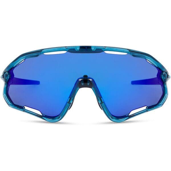 Madison Eyewear Code Breaker II Sunglasses - 3 pack - crys gloss blue / blue mirr / amb / clear