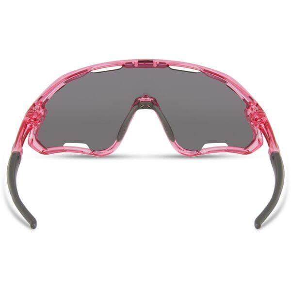 Madison Eyewear Code Breaker Crystal Gloss Pink Sunglasses-3 Lens Pack-Silver Mirror/Amber/Clear