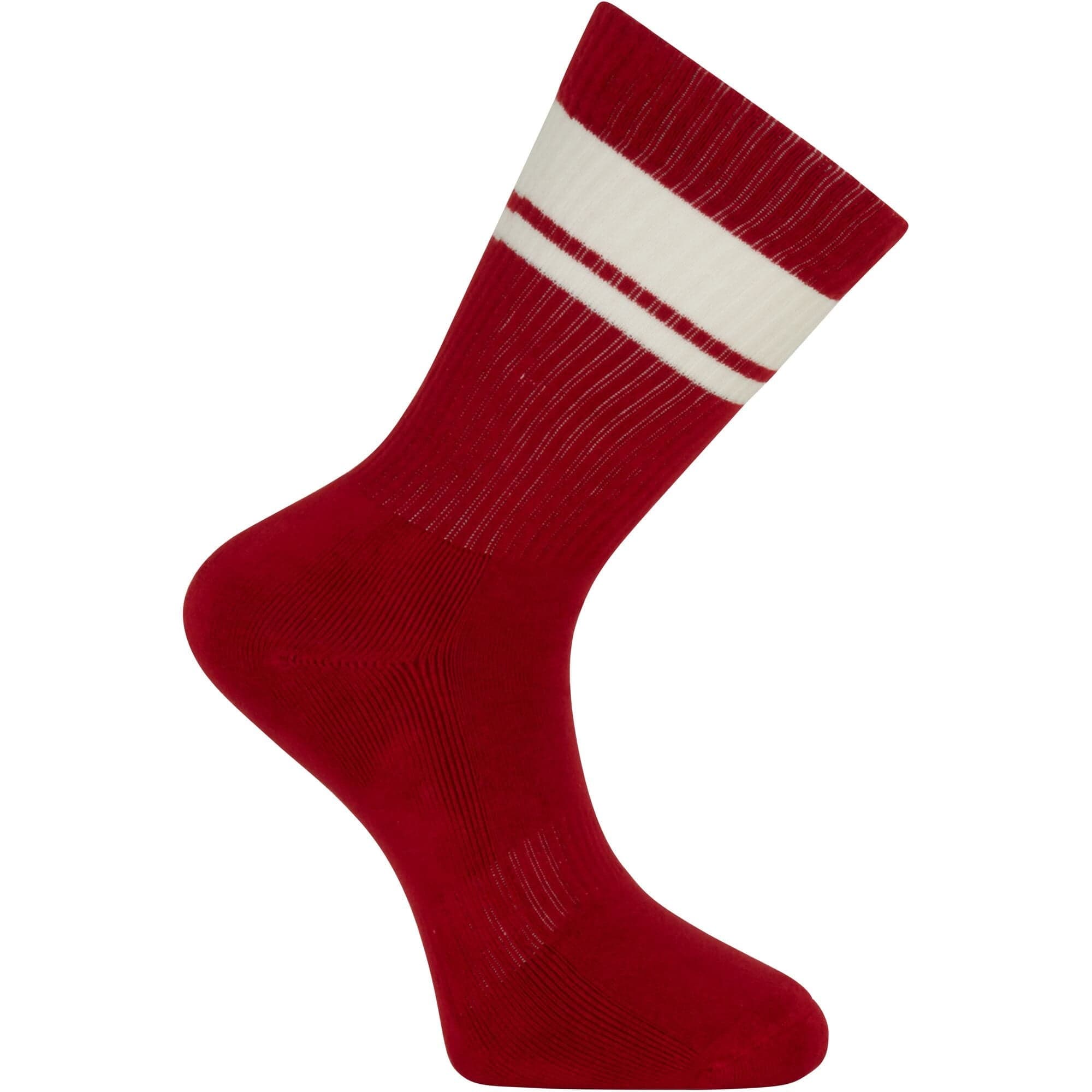 Madison Roam Isoler Crew Sock; mineral red - EU 41.5 - 45 (UK 7.5-10)