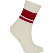 Madison Freewheel Sock; bone/mineral red - EU 41.5 - 45 (UK 7.5-10)