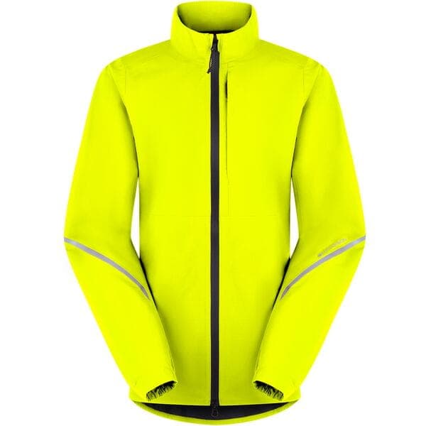 Madison Freewheel Women's Waterproof Jacket; hi-viz yellow - size 18