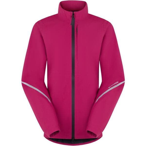 Madison Freewheel Women's Waterproof Jacket; magenta pink - size 10