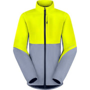 Madison Stellar Ultra Reflective Women's Waterproof Jacket; silver/hi-viz yellow-size 16