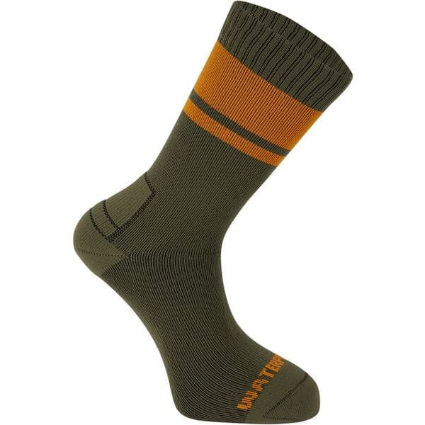 Madison DTE Isoler Waterproof Long Sock; dark olive - EU 41.5 - 45 (UK 7.5-10)