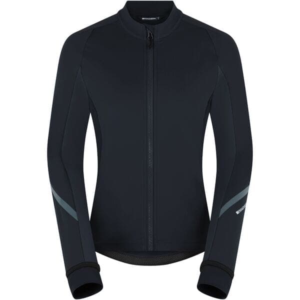 Madison DTE Women's Isoler Thermal Long Sleeve Jacket; black - size 8