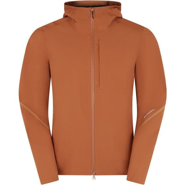 Madison Roam Men's 2-Layer Waterproof Jacket; rust orange - small
