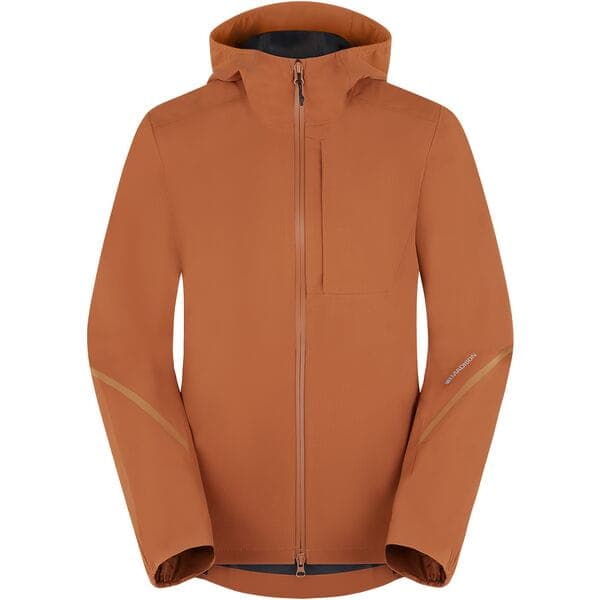 Madison Roam Women's 2-Layer Waterproof Jacket; rust orange - size 12