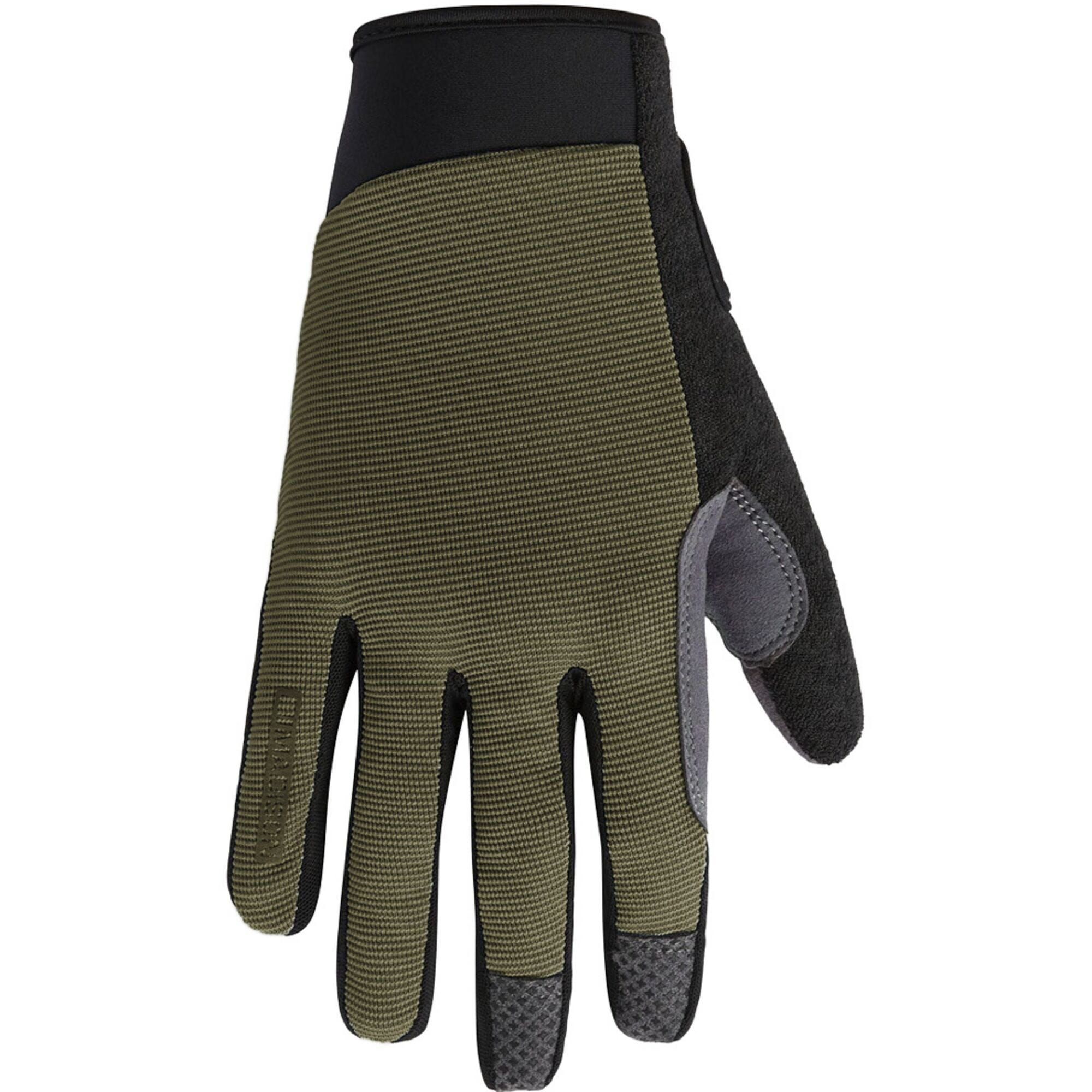 Madison Freewheel Gel Pad Trail Gloves; midnight green - xx-large