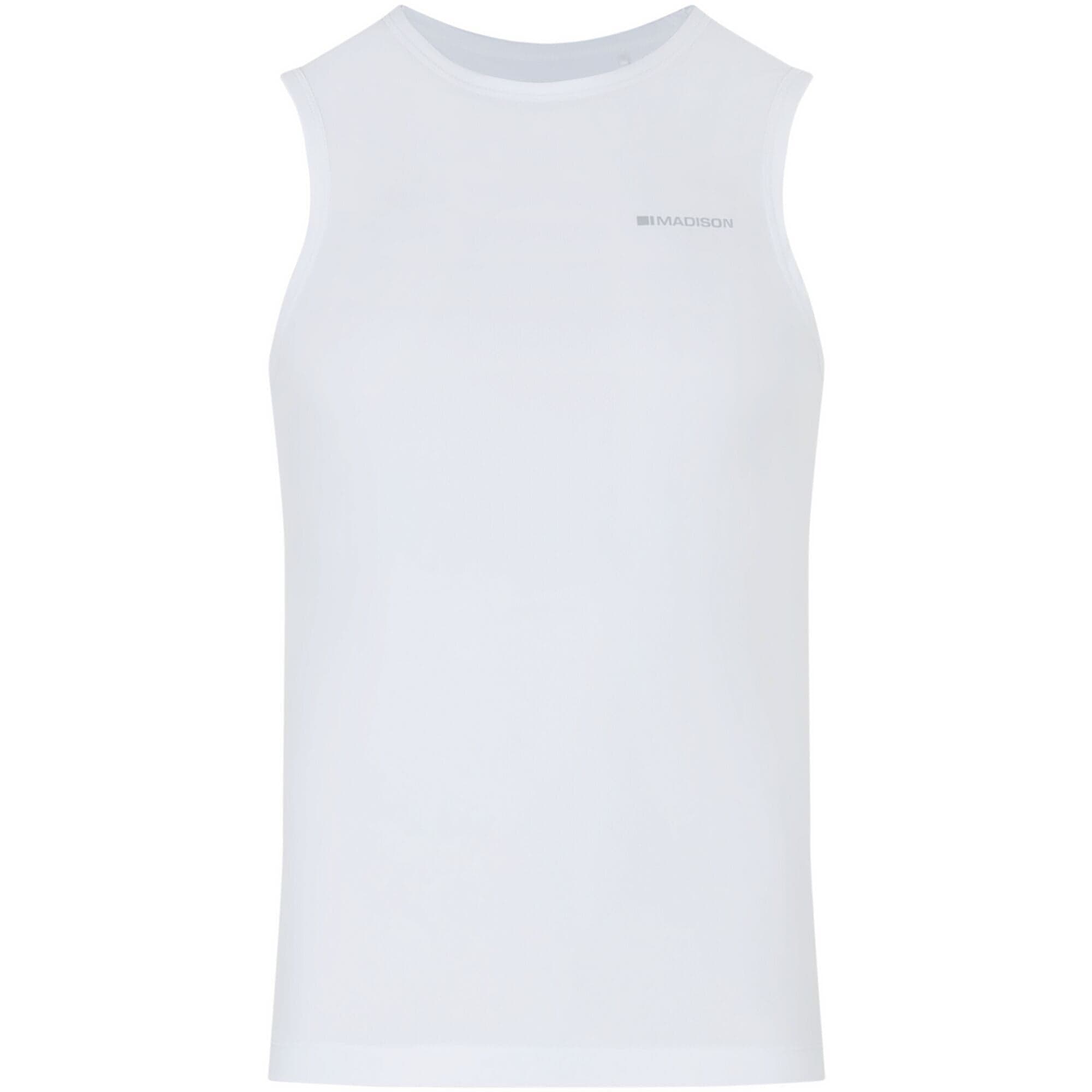 Madison Flux Isoler Mesh Sleeveless Baselayer; white - medium / large