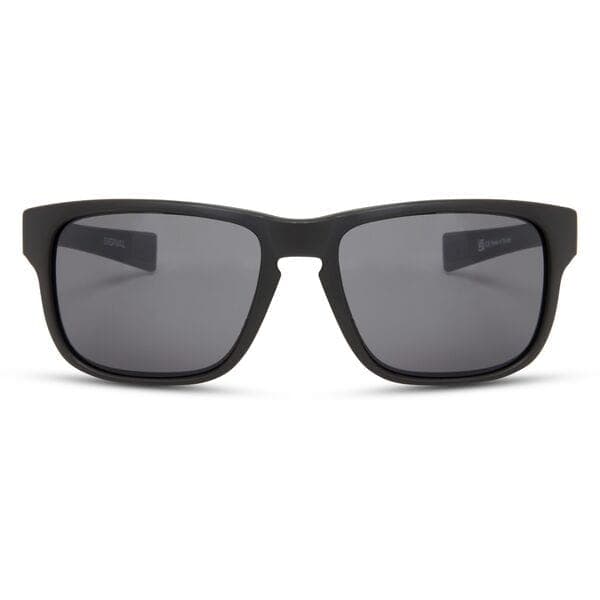Madison Eyewear Signal Matt Black Sunglasses  - Black Mirror Lens