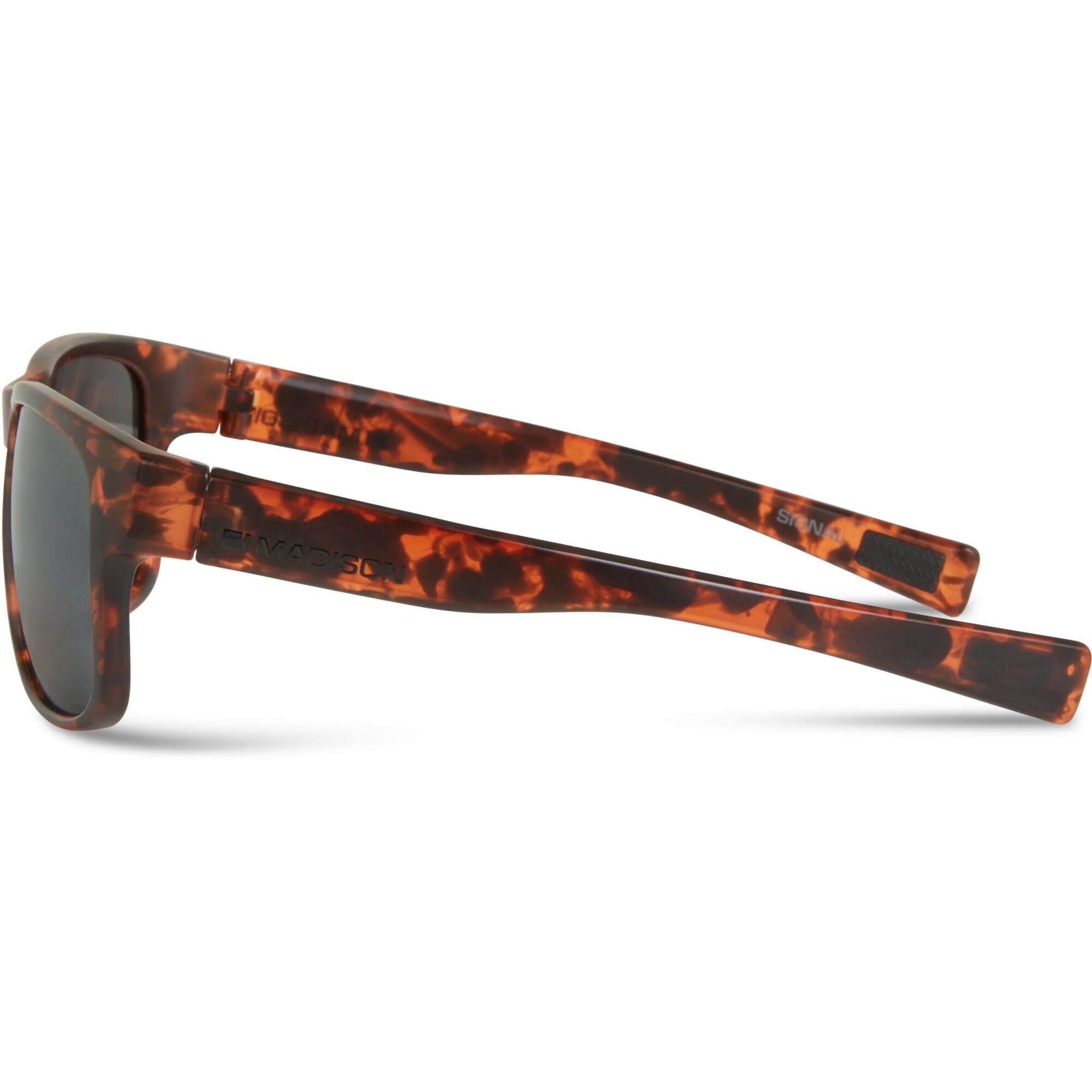 Madison Eyewear Signal Dark Tortoise Shell Sunglasses - Black Mirror Lens