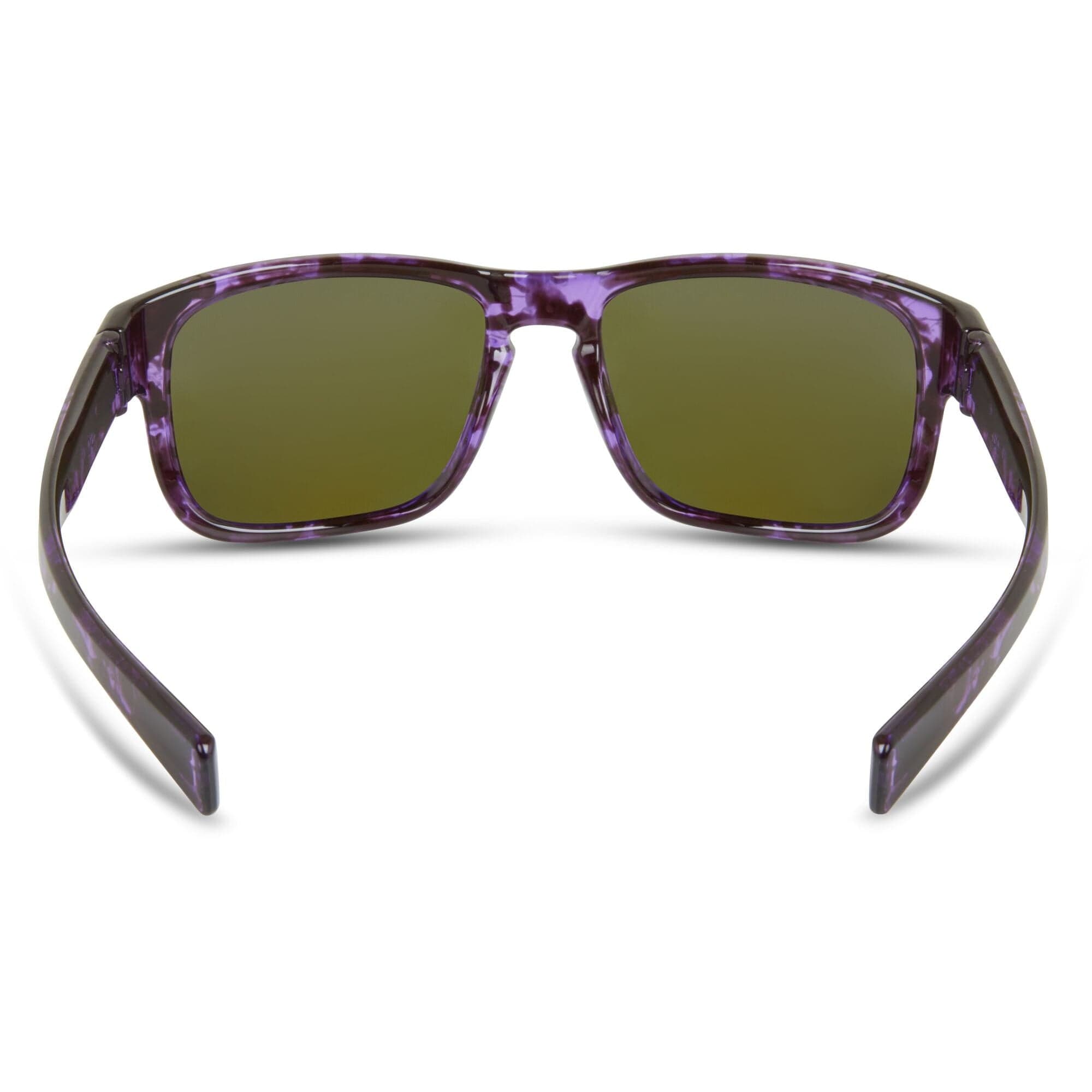 Madison Eyewear Signal Crystal Tortoise Shell Sunglasses  - Purple Mirror Lens