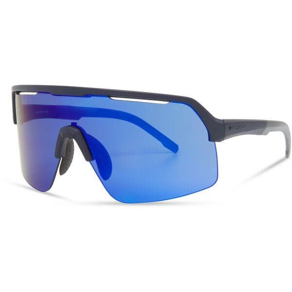 Madison Eyewear Crypto Air Ink Navy Sunglasses - 3 Lens Pack - Blue Mirror / Amber / Clear