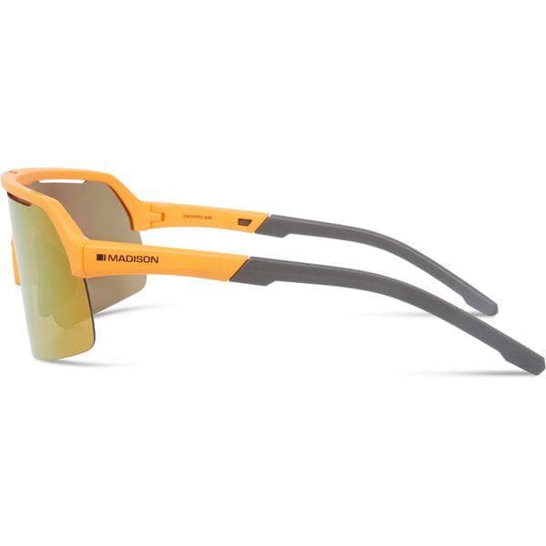 Madison Eyewear Crypto Air Mango Orange Sunglasses - 3 Lens Pack - Fire Mirror / Amber / Clear