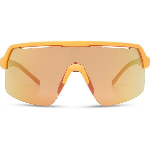 Madison Eyewear Crypto Air Mango Orange Sunglasses - 3 Lens Pack - Fire Mirror / Amber / Clear