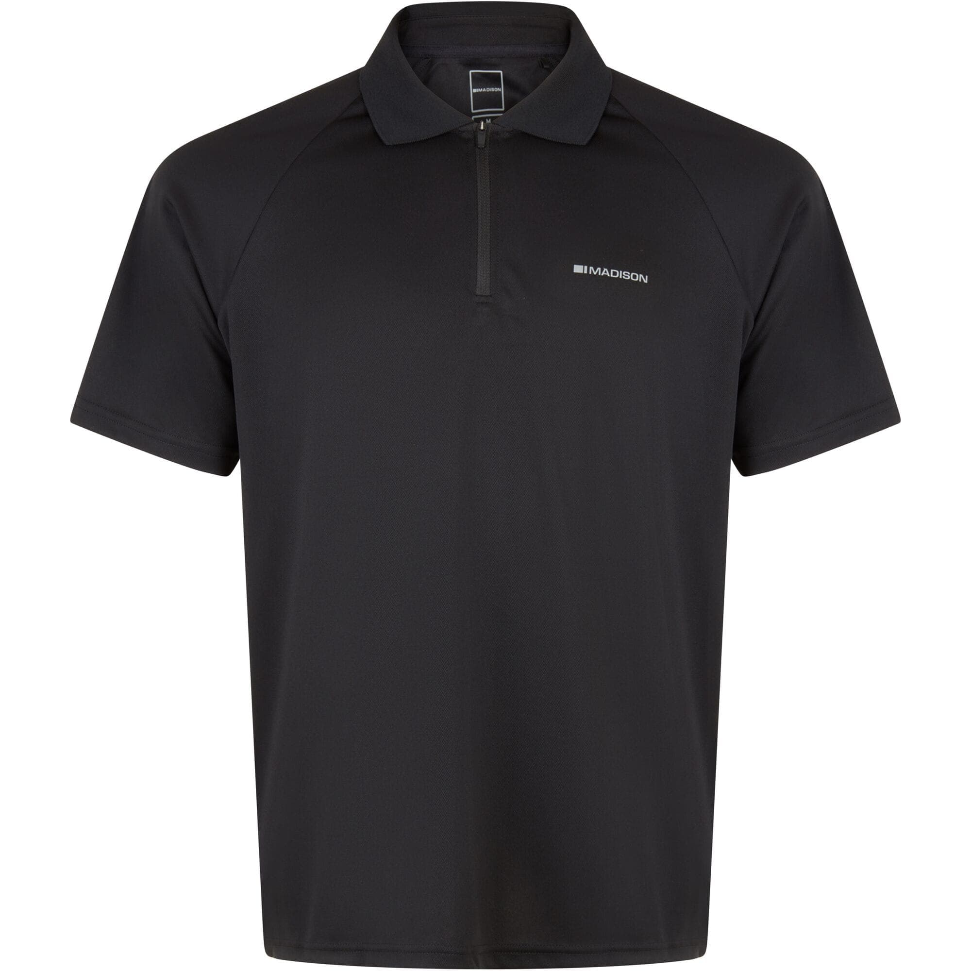 Madison Roam Workshop Isoler Polo Shirt; black - medium