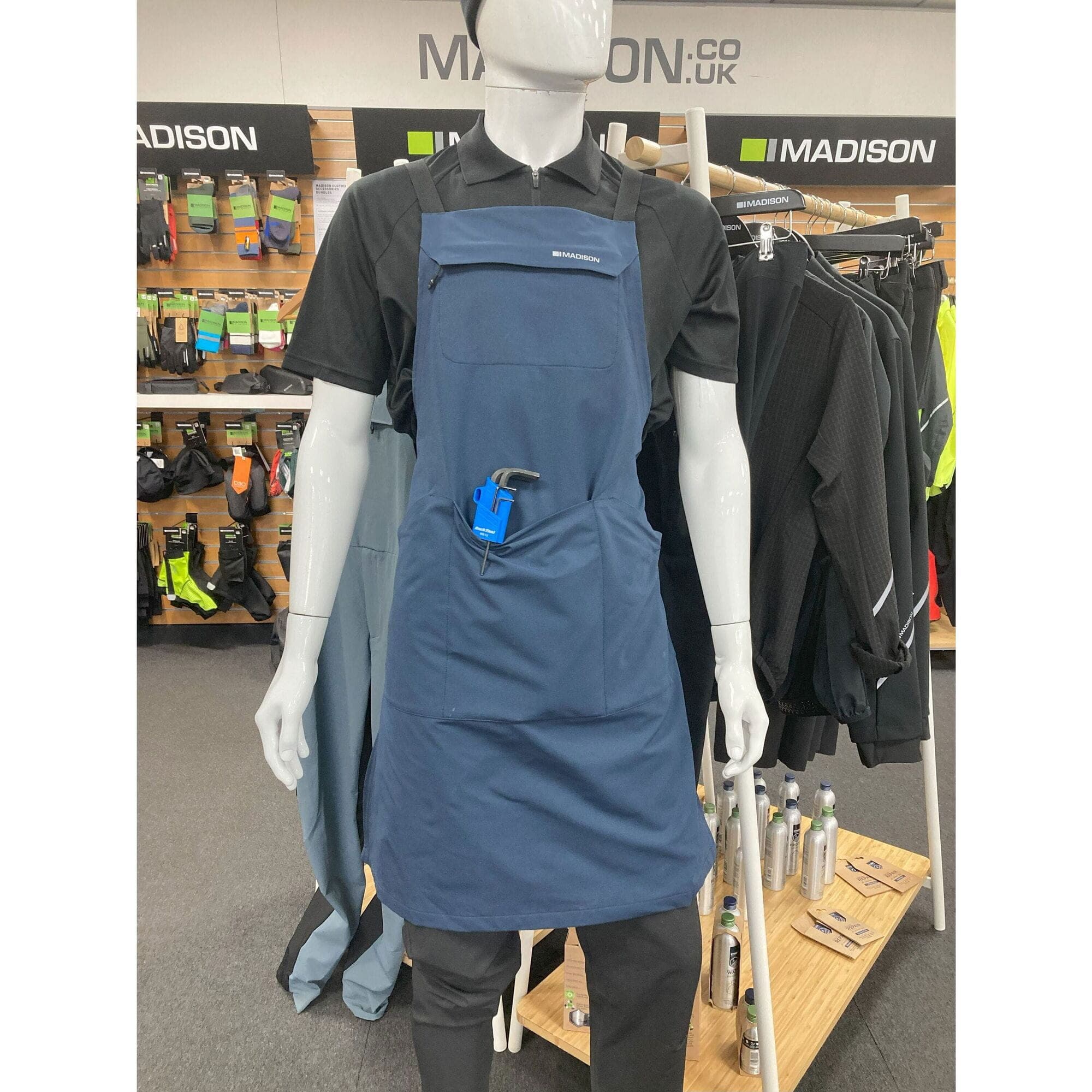 Madison Roam Workshop Unisex Apron - blue