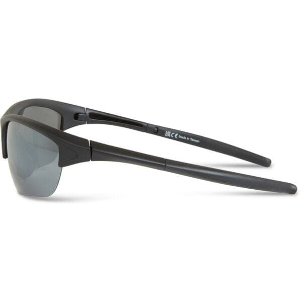 Madison Eyewear Mission Matt Black Sunglasses- 3 Polarised Lens Pack-Silver Mirror/Bronze/Yellow
