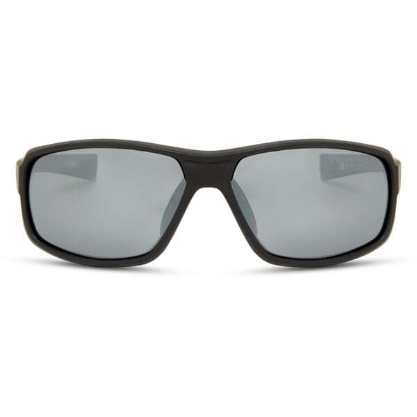 Madison Eyewear Target Matt Black Sunglasses - 3 Polarised Lens Pack-Silver Mirror/Bronze/Yellow