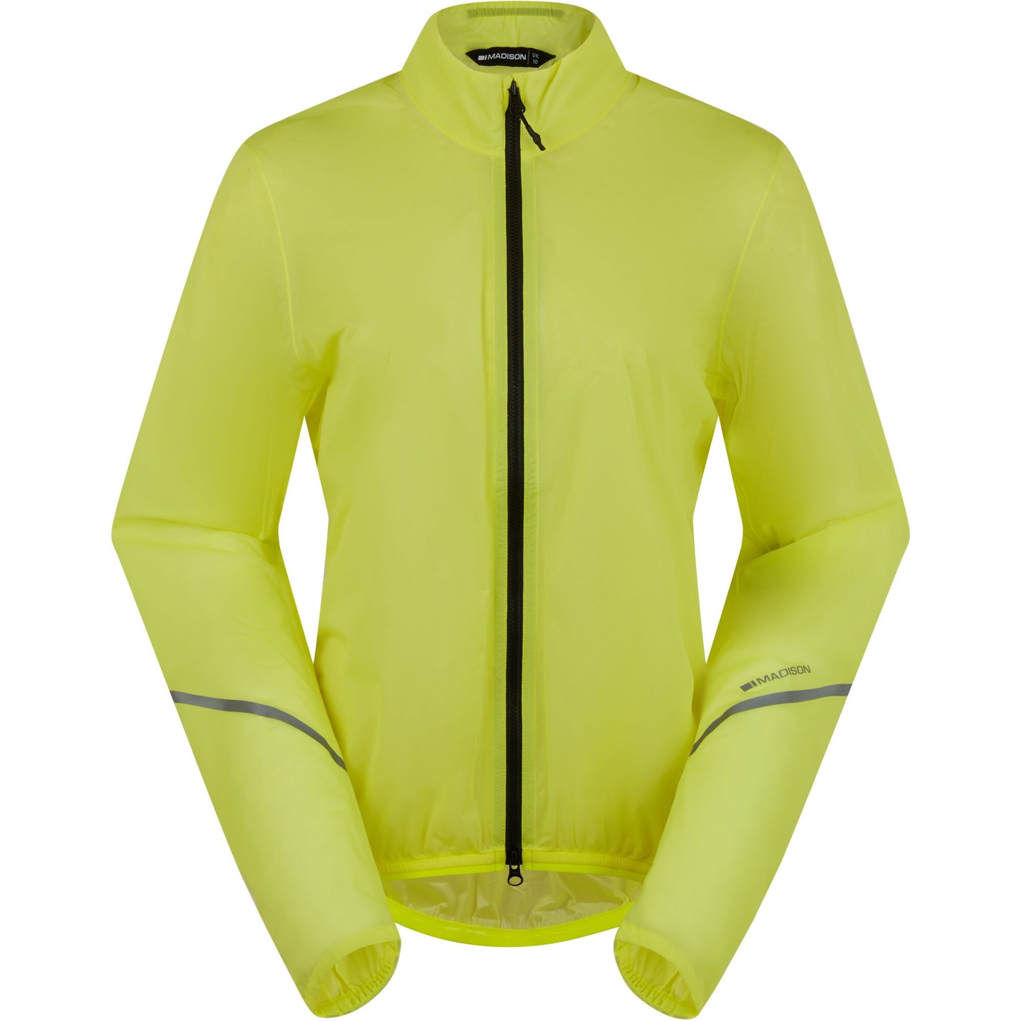 Madison Flux 2L Ultra Packable Waterproof Jacket - women's - hi-viz yellow - size 8