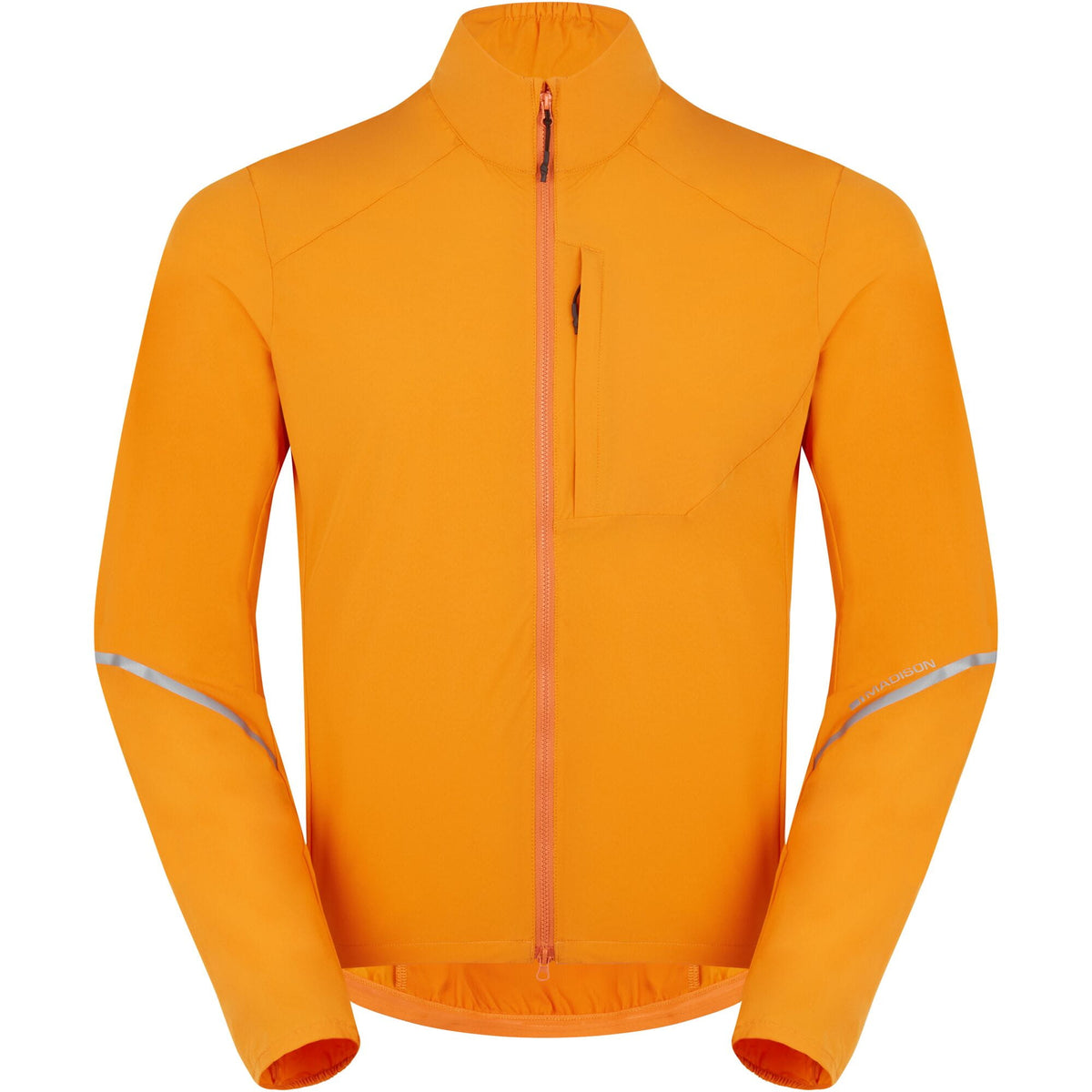 Madison Freewheel Windproof Packable Jacket - men's - mango orange - x-large