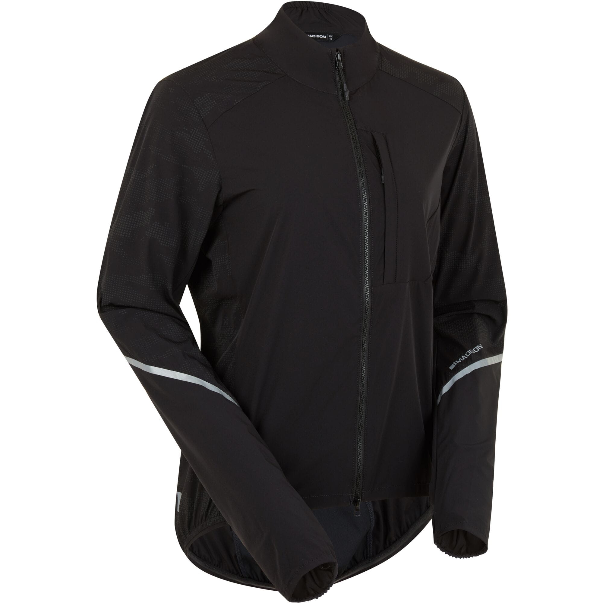 Madison Freewheel Stellar Tech Windproof Packable Jacket - women's - black - size 18