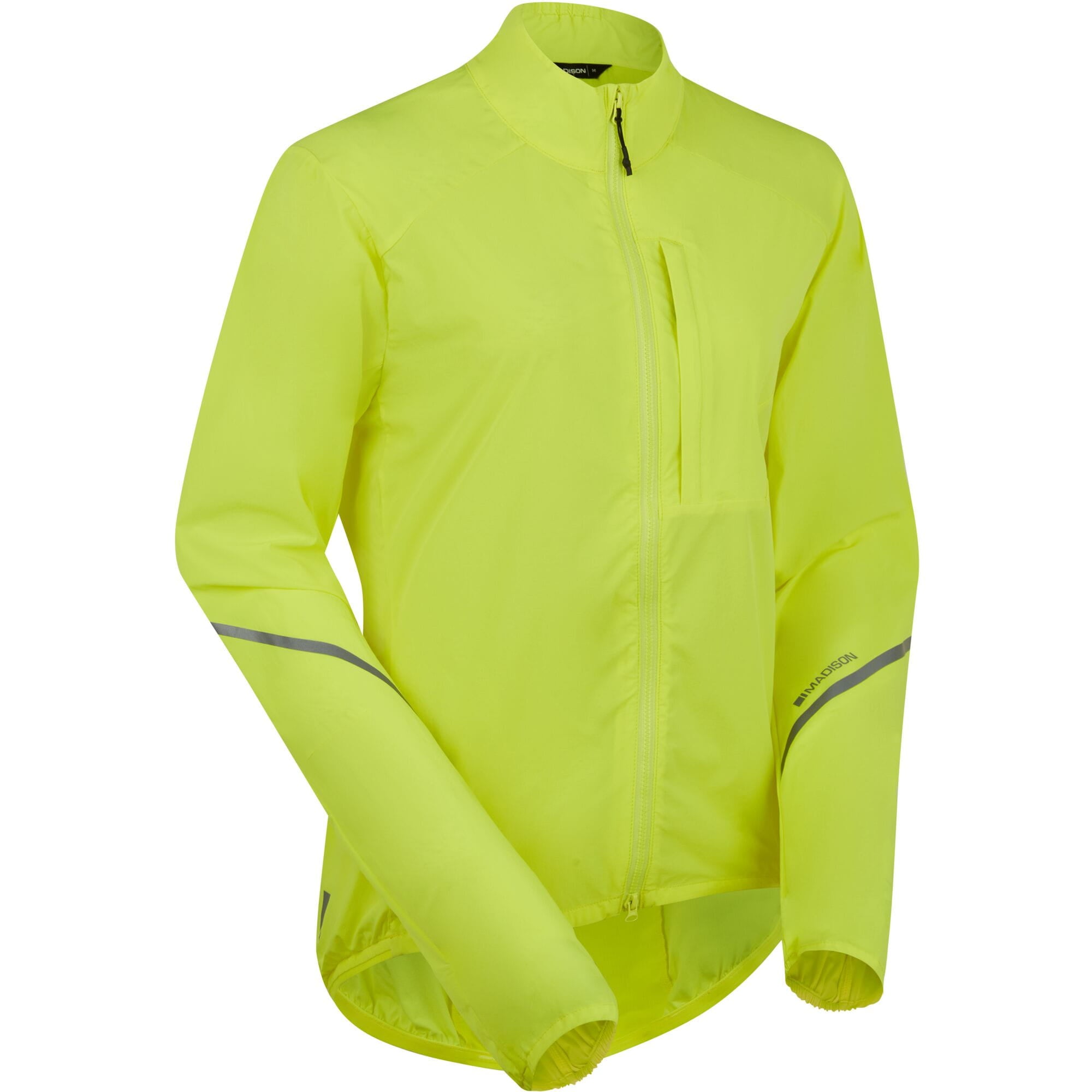 Madison Freewheel Windproof Packable Jacket - women's - hi-viz yellow - size 16
