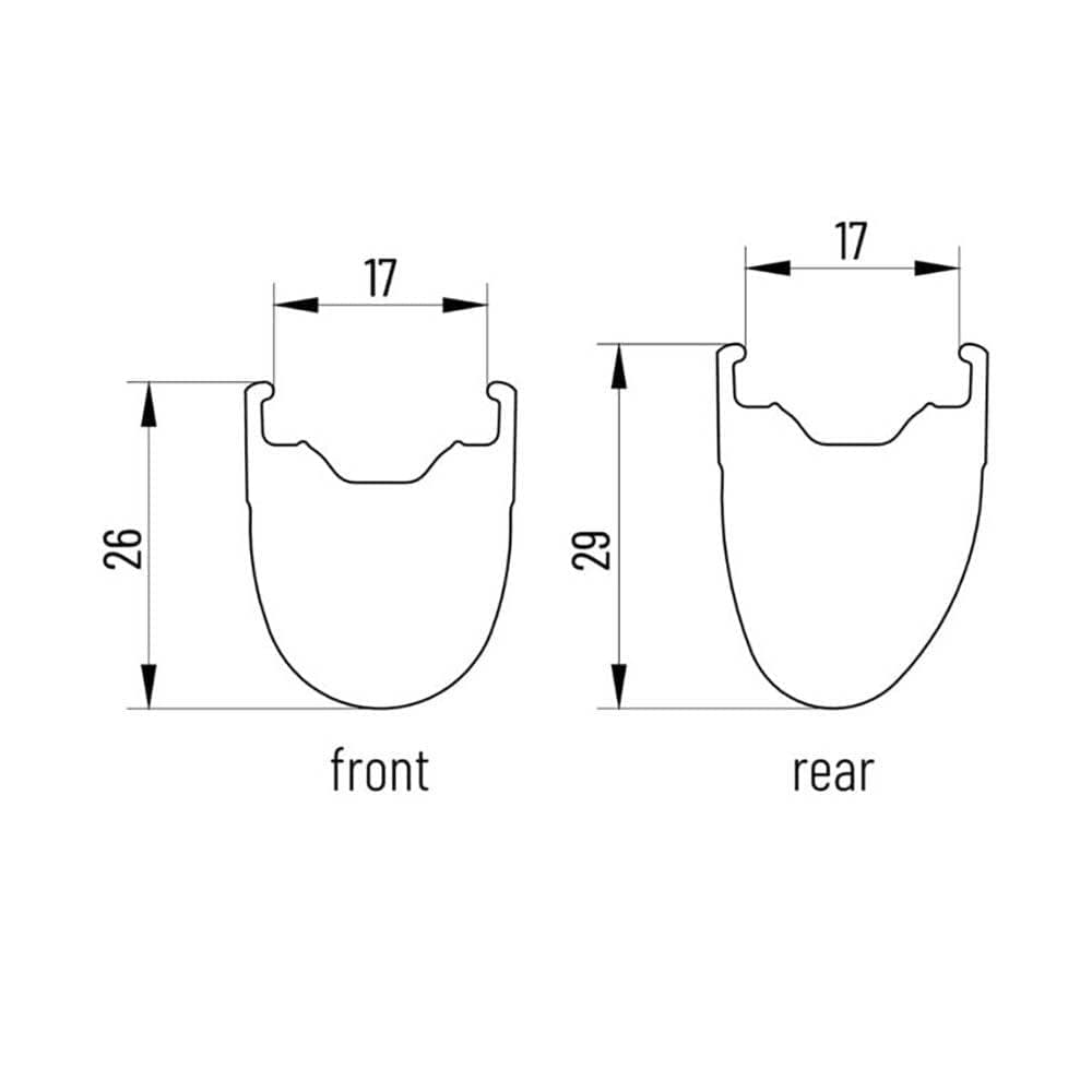 Miche Neon BoB Clincher Wheelsets